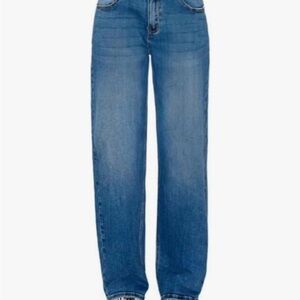New Wax Jean Women's Straight Leg Blue Jeans